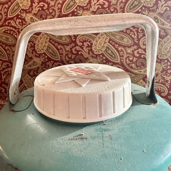 Coleman Vintage Teal and White Water Jug - Picture 7 of 7